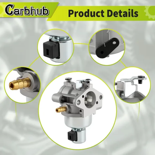 Vista 6 de Carbhub Carburador de motor 20 853 33-S para Kohler 20 853 01-S SV590 SV591 SV600 SV601 SV610 SV620 CV490 CV491 CV492 CV493 19-22HP Carburador