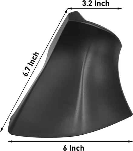 Vista 5 de Jaronx Compatible con la cubierta de base triangular para espejo lateral Toyota Highlander 2020-2024, para espejo retrovisor Highlander, cubierta