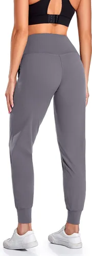 Vista 36 de Oalka - Pantalones deportivos para mujer, con cintura alta y bolsillos, para hacer deporte, yoga y entrenar