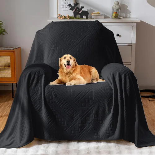 Vista 19 de Funda impermeable para silla reclinable, lavable de terciopelo de doble cara y patrón reversible, para sofá, cama, automóvil y sofá, protección