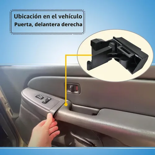 Vista 4 de GMT800 Soporte de reposabrazos para puerta de pasajero compatible con GM Chevrolet y GMC 1999, 2000, 2001, 2002, 2003, 2004, 2005, 2006
