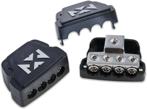 Vista 3 de NVX Kit de cableado de amplificador dual 1/0 calibre 1/0 AWG 100% OFC sin cable RCA - XAPK1D
