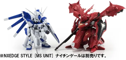 Vista 9 de TAMASHII NATIONS Figura de acción de contraataque de Bandai Nxedge Style Hi-Nu Gundam Char