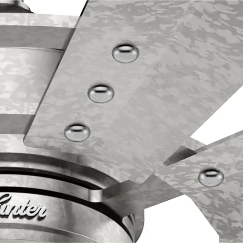 Vista 9 de Hunter Fan Company 50730 Crescent Falls Ventilador de techo, 44, galvanizado
