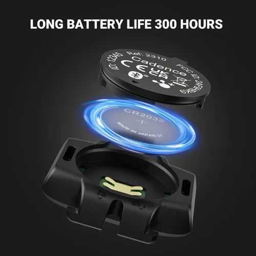 Vista 6 de COOSPO Speed/Cadence Sensor BK9 for Indoor/Outdoor Cycling, Bluetooth 5.0 ANT+ Wireless Cycling RPM Cadence Speed Sensor Cadencia BK9C