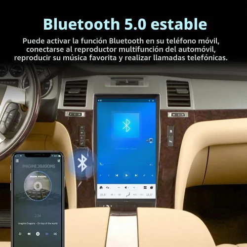 Vista 6 de 13.6 pulgadas Qualcomm Snapdragon Android Car Radio para Cadillac Escalade 2007 2008 2009 2010 2011 2012 2013 2014 Auto estéreo reemplazo