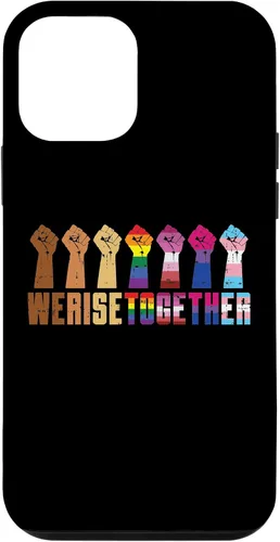 Vista 16 de We Rise Together Black LGBT Raised Fist Pride Equality Gift Case for iPhone 17