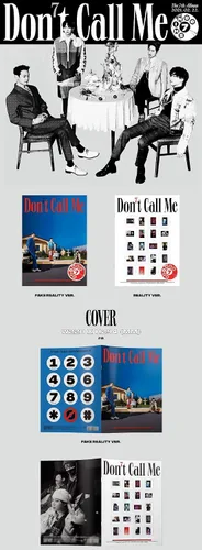 Vista 2 de Shinee Don't Call Me 7th Album Photobook Versión Reality Cover CD+1p Póster Plegable En Paquete+88p PhotoBook+Letra Paper+1p Post+PhoneCard
