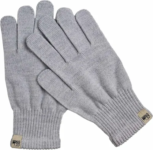Vista 2 de Minus33Merino Wool, guantes de lana, con revestimiento, negros