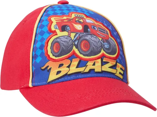 Vista 3 de Nickelodeon Gorra de béisbol de algodón ajustable Blaze and The Monster Machines para niños (niño)
