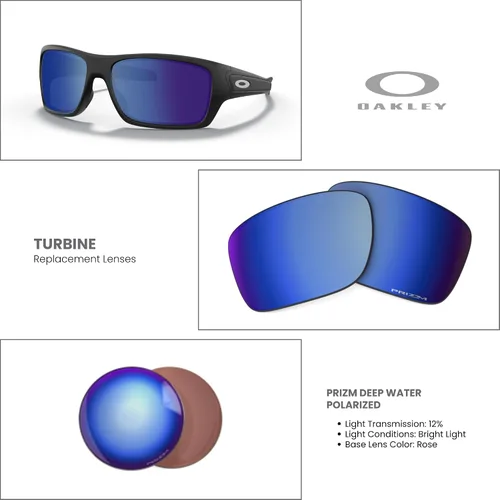Vista 18 de OAKLEY Original Turbine OO9263 PRIZM Trail Replacement Lenses For Men For Women+ Bundle Microfiber Pouch -FRAMES NOT INCLUDED