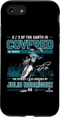 Vista 18 de Funda para iPhone 16 Julio Rodríguez Seattle MLBPA
