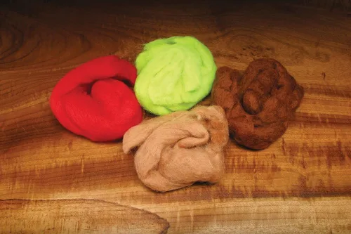Vista 4 de Hareline Fly Tying Sculpin Wool – Buggy Natural Wool for Streamers & Sculpin Patterns