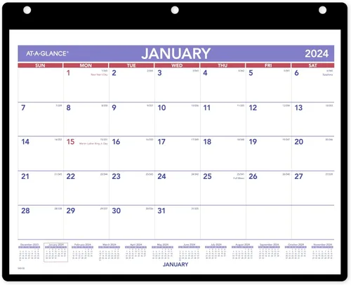 Vista 9 de AT-A-GLANCE Calendario de pared 2024, 12 x 12 pulgadas, mediano, mensual, edición de ilustrador (G10001724)