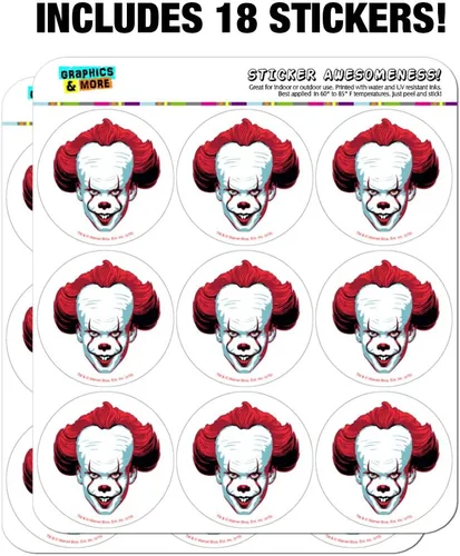 Vista 3 de IT Pennywise Come Home Planner Calendario Scrapbooking Craft Pegatinas
