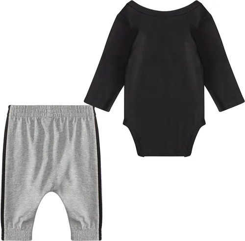 Vista 2 de adidas Conjunto deportivo de manga larga para bebés y niños