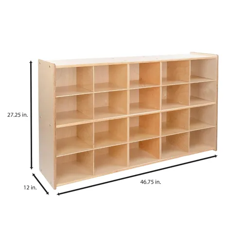 Vista 7 de Contender Estante preescolar Cubby para estante de almacenamiento de aula