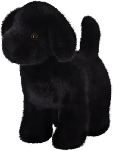 Vista 4 de Apricot Lamb Toys Plush Black Labrador Puppy Dog Soft Stuffed 9.1'' Negro