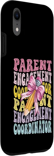 Vista 3 de iPhone XR Parent Engagement Coordinator Family Liaison Back to school Case