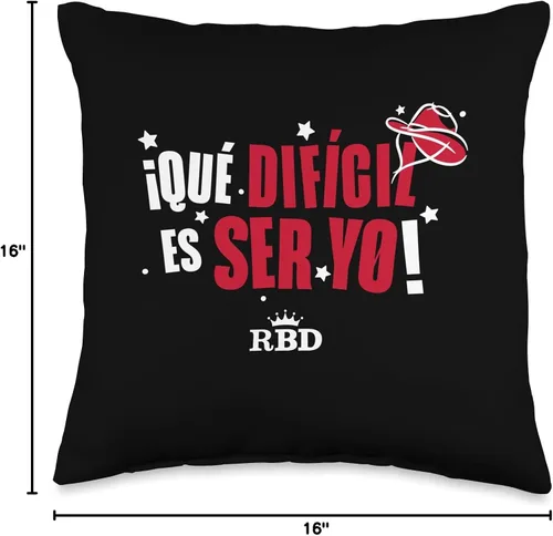 Vista 4 de Rebelde RBD RBD Tour 2023, cojín de concierto Rebelde de 16 x 16 pulgadas, multicolor