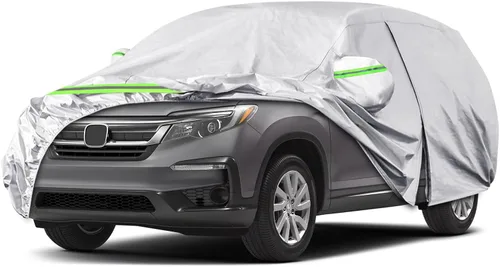 Vista 8 de Funda impermeable para automóvil SUV ajuste personalizado para Honda HR-V 2022-2024, 6 capas para todo tipo de clima, con puerta con cremallera