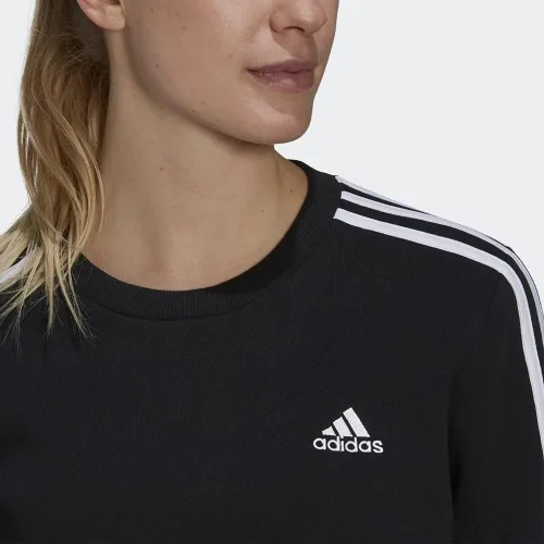 Vista 58 de adidas Sudadera Essentials de forro polar con 3 rayas para mujer