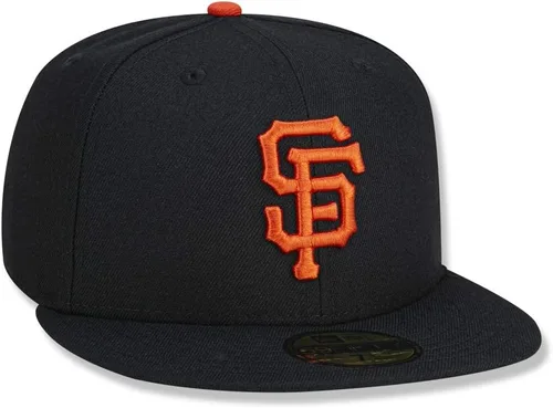 Vista 3 de Gorra New Era para hombres de los New York Yankees. Colección auténtica de gorras MLB 59Fifty, adulto, escarlata Negro
