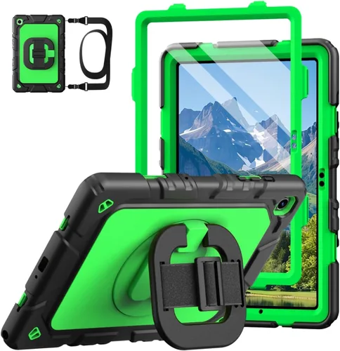 Vista 12 de Grifobes Fundas para Samsung Galaxy Tab A11 Plus 2025 / A9 Plus de 11 pulgadas 2023, a prueba de golpes, con protector de pantalla, soporte