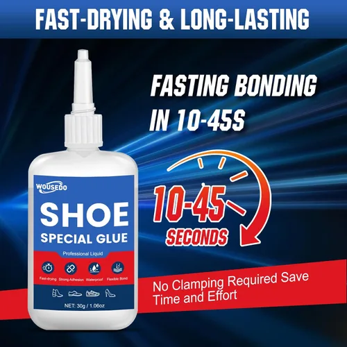 Vista 5 de Pegamento para zapatos de 1.06 oz, adhesivo flexible e impermeable