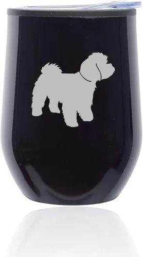 Vista 7 de Stemless - Vaso de vino para café, taza de viaje con tapa, color azul