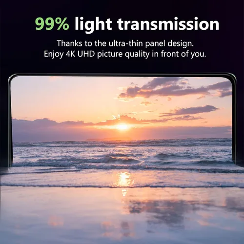 Vista 7 de Protector de pantalla para Lenovo Tab idea Pro Gen 2 (2026) de 13 pulgadas, dureza 9H, antiarañazos, vidrio templado, compatible con fundas