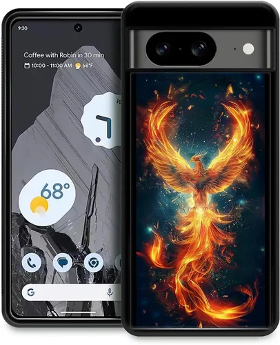 Vista 235 de Compatible con Google Pixel 4A 5G Mobile Case Creative Acrylic Panel trasero Silicona Protección Grip especialmente diseñado para Google Pixel 4A 5G