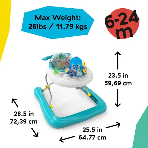 Vista 7 de Baby Einstein Step & Twirl Opus - Caminante de actividades 4 en 1, musical, para bebés de 6 a 24 meses