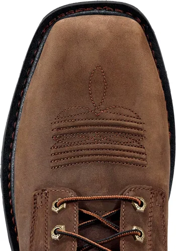 Vista 4 de Ariat Botas de trabajo Cascade de 8 pulgadas de ancho con punta cuadrada para hombre