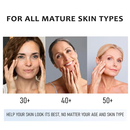 Vista 2 de Hidratante de retinol con colágeno y ácido hialurónico, crema facial de colágeno para tensar y reafirmar, crema facial antiarrugas para mujeres