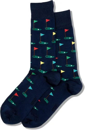 Vista 2 de Hot Sox Men's Fun Golf Crew Socks-1 Pair Pack-Cool & Funny Novelty Fashion Gifts