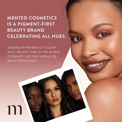 Vista 5 de Mented Cosmetics - Lápiz labial líquido para mujer, lápiz labial rojo mate terciopelo, brillo de labios impermeable, tinte, manchas de larga