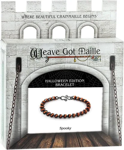 Vista 2 de Weave Got Maille KIT-A210.03 Kit de pulsera de cadena orbital doble espeluznante
