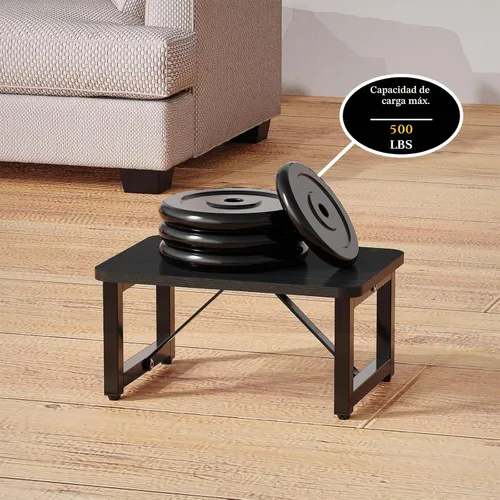 Vista 4 de YAKANJ Taburete Escalón, Taburete Escalón de Madera Resistente para Adultos Niños Pequeños, Taburete de Pie Resistente y Estable para Cocina Baño