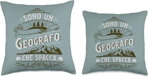 Vista 3 de Un Geografo Che Spacca Uomo Idee Regalo Geografia Throw Pillow