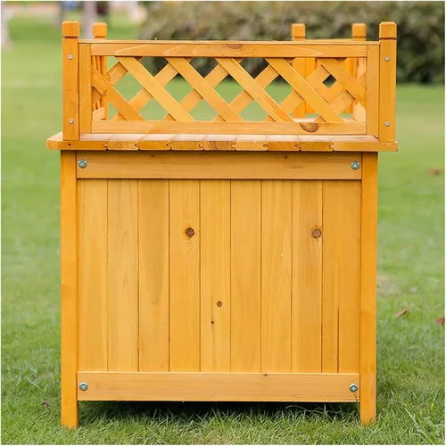 Vista 4 de Cats Villa Removable cat cage Litter Outdoor Room Two-Story Climbing Frame Villa House
