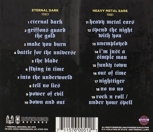 Vista 2 de Eternal Dark Heavy Metal Ears