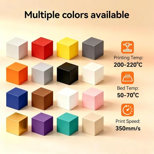 Vista 5 de Kingroon Filamento de impresora 3D PLA Plus (PLA+), 10 rollos, precisión dimensional +/- 0.001 in, carrete de 22 libras (22 libras), 0.069 in, negro
