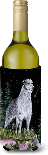 Vista 115 de Caroline's Treasures SS8447CC Starry Night English Bulldog - Enfriador para latas o botellas, lavable, funda plegable con aislamiento para bebidas