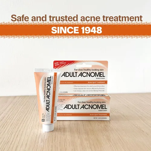Vista 3 de Adultos acnomel acné medicación Crema 1,3 oz (3 Pack)