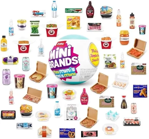 Vista 5 de ZURU Mini Minis Refrigerador + 3 Cápsulas, Set para Llenar el Refrigerador, Mini Brands