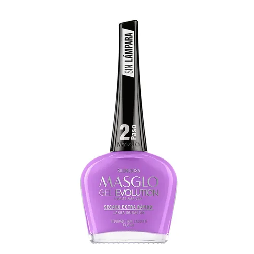 Vista 18 de ALBOROTADA - ESMALTE GEL EVOLUTION EFECTO GEL MASGLO 13,5 ML CREMOSO - GAMA MORADO