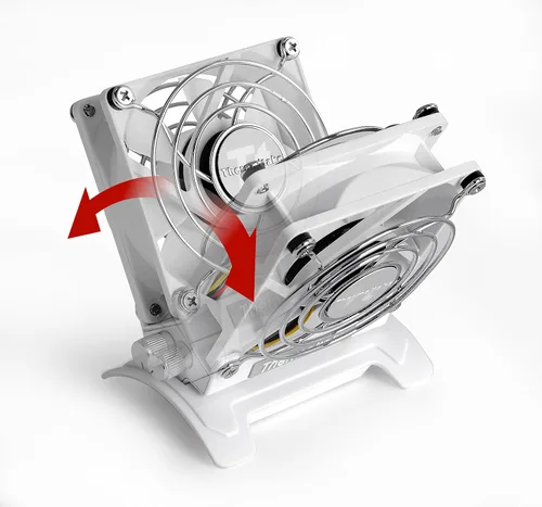 Vista 5 de Thermaltake, ventilador móvil., Blanco 8cm