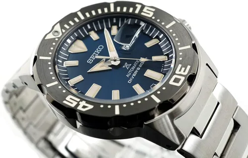 Vista 3 de SEIKO Prospex SRPD25K1 - Reloj automático con esfera azul de 6562ft Plateado Buceador