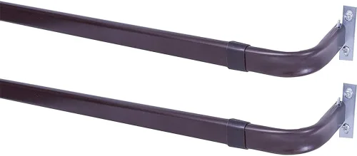 Vista 11 de Blu-Pier Tech Barra individual resistente, barra de cortina con costura de bloqueo de 18 a 28 pulgadas de ancho ajustable, proyección de 2 1/2